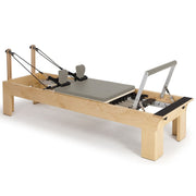 Elina Pilates Wooden Reformer Bundle - Rock Maple, Adjustable Pulleys, Jump Board & More image 6