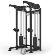 XMark Commercial Half Rack Functional Trainer with Lat Pulldown and Low Row image 2