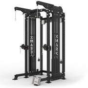 XMark Commercial Half Rack Functional Trainer with Lat Pulldown and Low Row