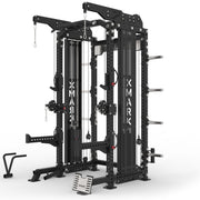 XMark Commercial Half Rack Functional Trainer, Dual 220-Pound Stacks
