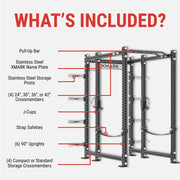 XMark Viper Power Rack with Storage & Strap Safeties image 6