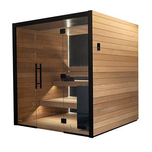 Auroom Vulcana 5-Person Traditional Sauna Kit w/ Thermo-Aspen Wood