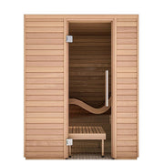 Auroom Baia 2-Person Traditional Sauna Kit w/ Thermo-Aspen Wood image 3