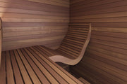Auroom Baia 2-Person Traditional Sauna Kit w/ Thermo-Aspen Wood image 4