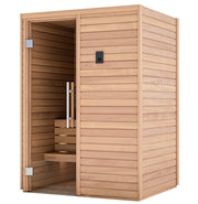 Auroom Cala Wood 2-Person Traditional Sauna Kit w/ Thermo-Aspen Wood image 2