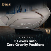 Kahuna Dios-7300 7D Dual Core Massage Chair with SL-Track, Zero Gravity, and Calf Kneading image 5