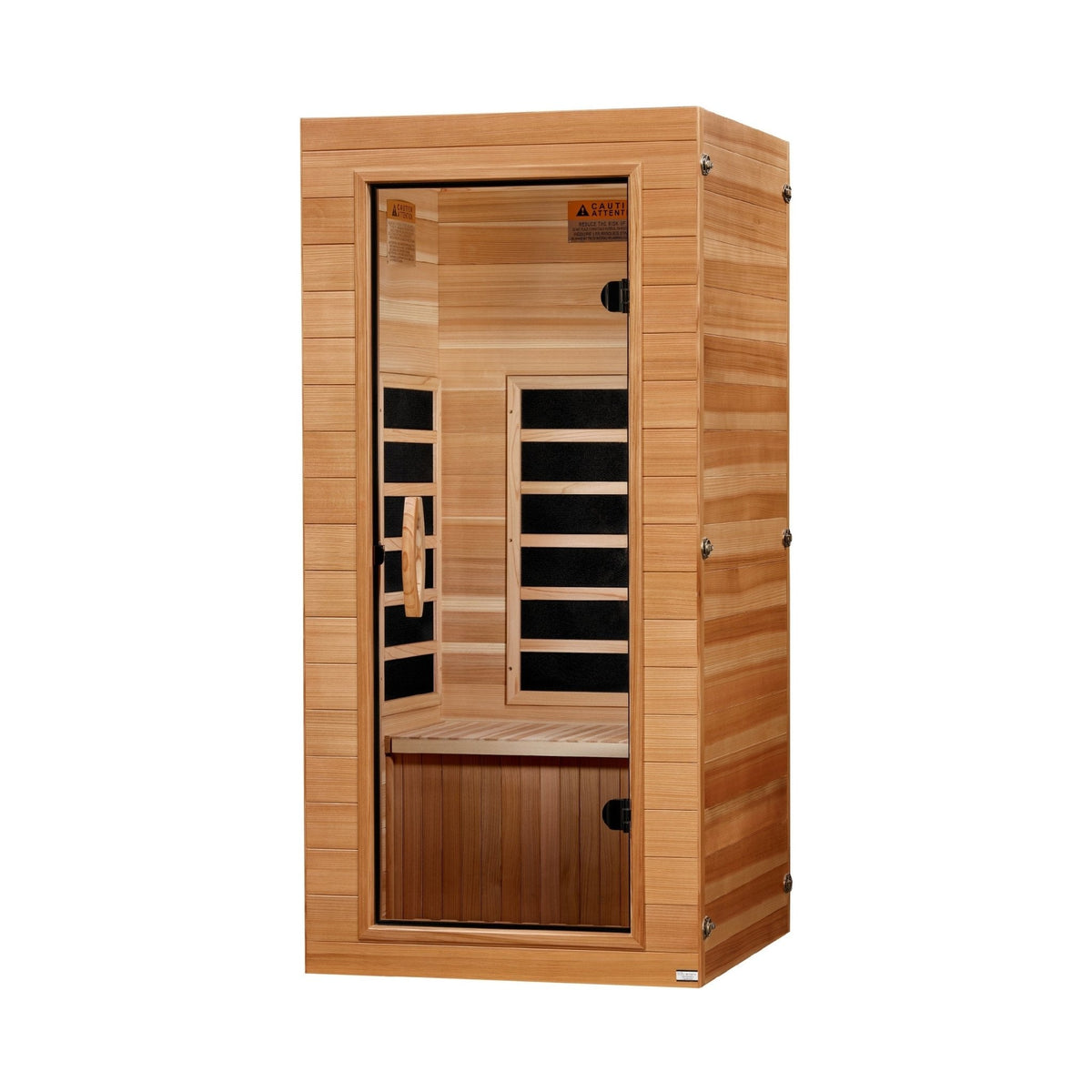 Dynamic Saunas 1 Person (Compact) Ultra Low EMF FAR Infrared Sauna (DYN-1201-01 Elite)