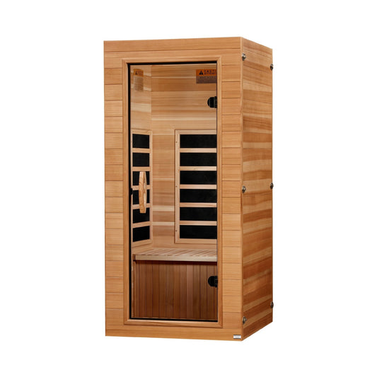 Dynamic Saunas 1 Person (Compact) Ultra Low EMF FAR Infrared Sauna (DYN-1201-01 Elite)