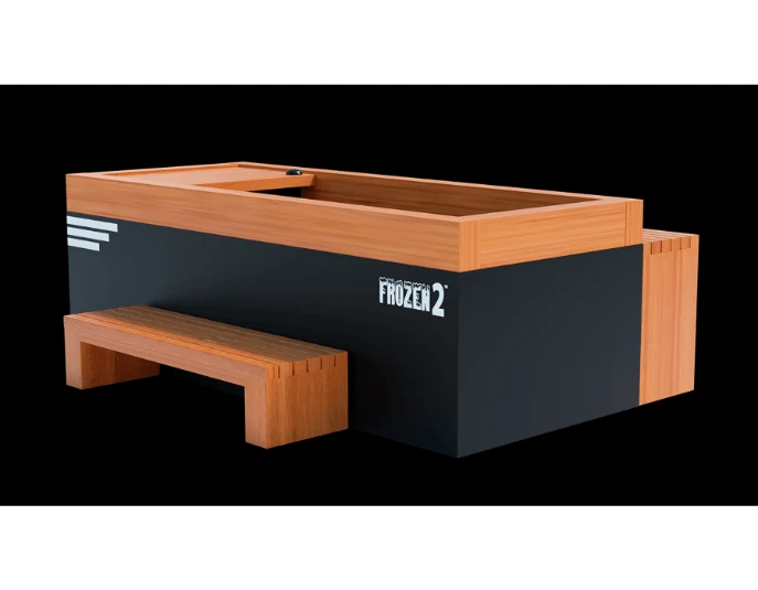 Medical Breakthrough Frozen 2 Cold Plunge Tub with Dual Chiller & Heavy Duty Step