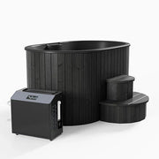 SaunaLife Model S2B 2-Person Hot and Cold Immersion Tub in Black image 3