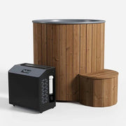 SaunaLife Model S1N 1-Person Hot and Cold Immersion Tub in Natural image 2