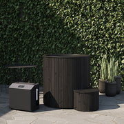 SaunaLife Model S1B 1-Person Hot and Cold Immersion Tub in Black image 4