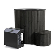 SaunaLife Model S1B 1-Person Hot and Cold Immersion Tub in Black image 2
