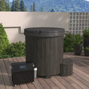 SaunaLife Model S1B 1-Person Hot and Cold Immersion Tub in Black image 3