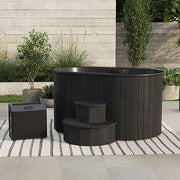 SaunaLife Model S2B 2-Person Hot and Cold Immersion Tub in Black image 5
