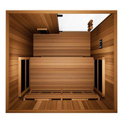 Finnmark FD-2 2 Person Full-Spectrum Infrared Sauna with Carbon 360° Panels and Cedar Interior image 8
