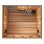 Finnmark FD-5 Trinity XL 4 Person Infrared & Steam Sauna Combo - 75"W x 64"D - Medical Grade Red Light Therapy image 8