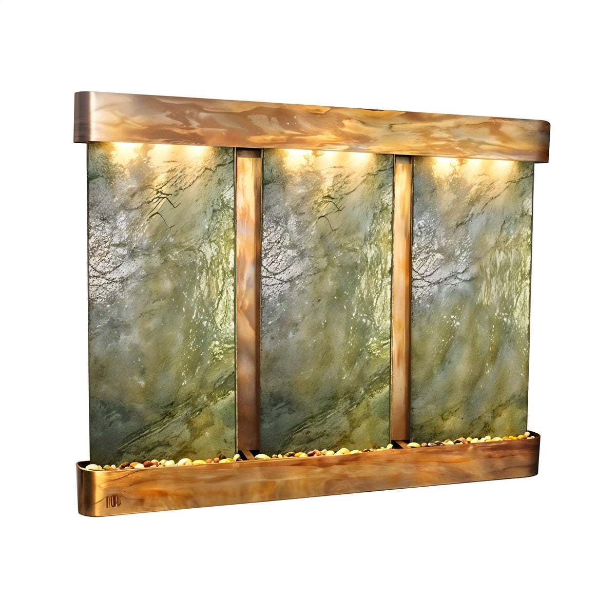 Adagio Deep Creek Falls Wall Water Fountain - 91'Wx69"Hx6"D