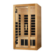 Gracia 1-2 Person Low EMF FAR Infrared Sauna - Canadian Hemlock image 4