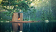 Auroom Garda 6-Person Outdoor Traditional Sauna Cabin Kit w/ Thermo-Pine Wood image 9