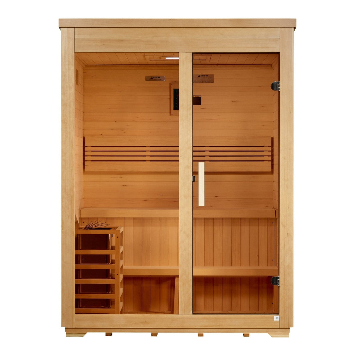 Golden Designs Classic Series Outdoor Sauna (Traditional Stove) (Canadian Hemlock) (GDI-8003-01)
