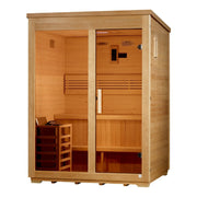 Golden Designs Classic Series Outdoor Sauna (Traditional Stove) (Canadian Hemlock) (GDI-8003-01) image 2