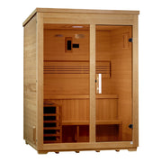 Golden Designs Classic Series Outdoor Sauna (Traditional Stove) (Canadian Hemlock) (GDI-8003-01) image 3