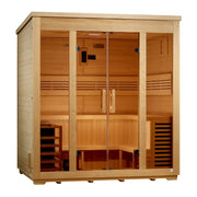 Golden Designs Classic Series Outdoor Sauna (Traditional Stove) (Canadian Hemlock) (GDI-8005-01) image 2
