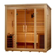 Golden Designs Classic Series Outdoor Sauna (Traditional Stove) (Canadian Hemlock) (GDI-8005-01) image 3