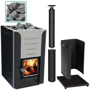 Harvia Pro Series 20 24.1kW Wood-Burning Sauna Stove Package