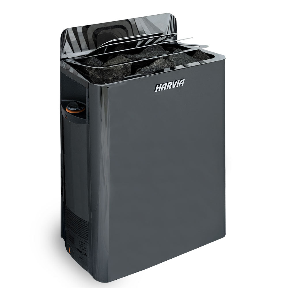 Harvia The Wall Series SW60 6kW Black Sauna Heater