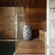 HUUM HIVE Mini 6.0kW Wall-Mounted Sauna Heater for Small Rooms, Modern Beehive Design image 3
