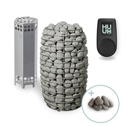 HUUM HIVE Mini 6.0kW Sauna Heater Package with Wi-Fi Control for Small Saunas