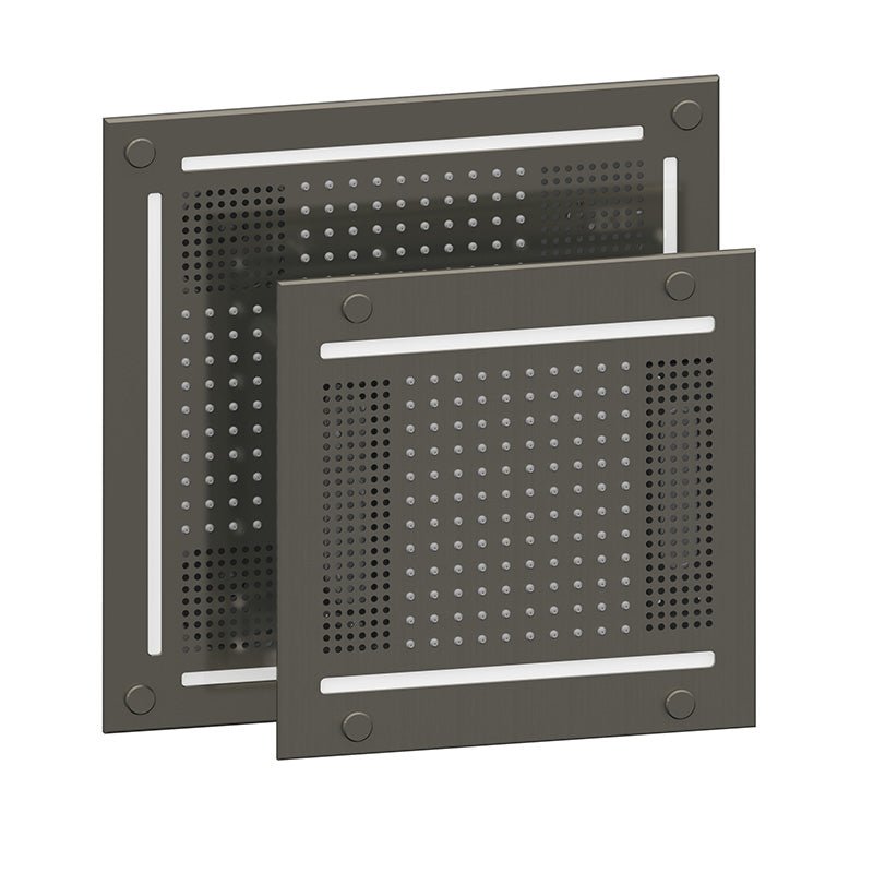 ThermaSol HydroVive 14" Light, Sound & Rain Shower System with LED, Audio & Rainhead