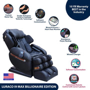 Luraco i9 Max Plus Billionaire Edition Massage Chair image 4