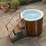 Icetubs IceBarrel XL Cold Plunge | Luxury Immersion Tub, Thermowood & Fiberglass Cold Plunge, 63"L x 41"W x 47"H image 3