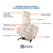 Human Touch Laevo ZG Chair with Lift Assist image 7
