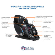 Osaki 4D + 3D Bravo Duo Flex Massage Chair image 7