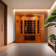 Dynamic Bergamo 4-Person Low EMF FAR Infrared Sauna - Canadian Hemlock image 7