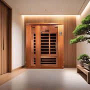 Dynamic Lugano 3-person Low EMF FAR Infrared Sauna - Canadian Hemlock image 2