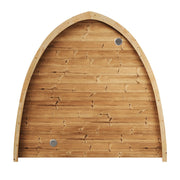 SaunaLife G3 6 Person Outdoor Traditional Home Sauna Kit with Compact Parabolic Roof & Weather-Resistant Thermo-Pine image 3