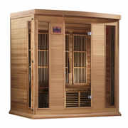 Maxxus 4-Person Bluetooth Compatible FAR Infrared Sauna in Hemlock image 2