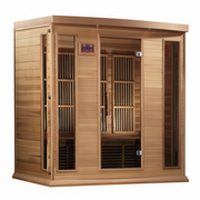 Maxxus 4-Person Bluetooth Compatible FAR Infrared Sauna in Hemlock image 3