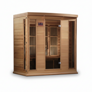 Maxxus 4-Person Bluetooth Compatible FAR Infrared Sauna in Hemlock image 4