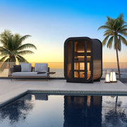SaunaLife CL3G 2-Person Traditional Outdoor Cube Sauna image 6
