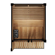 SaunaLife GL4 Outdoor 4 Person Traditional Sauna image 5