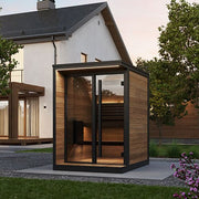 SaunaLife GL4 Outdoor 4 Person Traditional Sauna image 10