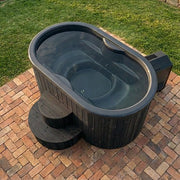 SaunaLife Model S2BC Hot / Cold Immersion Therapy | 2-Person Tub & Combination Water Chiller/Heater, Black image 4