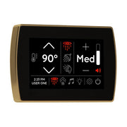 ThermaSol STCM 5" Touchscreen Steam Shower Control, Modern Flushmount with Bluetooth & Custom Profiles image 13