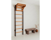 BenchK 212 Gymnastic Wall Bars Swedish Ladder - Durable Steel & Beech Wood, High Load Capacity 150 kg, Wall-Mounted Home…